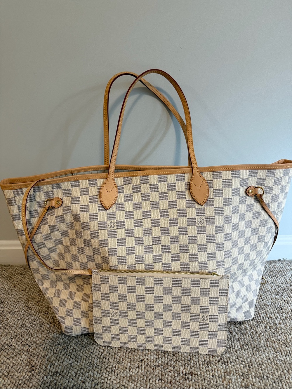 Louis Vuitton Neverfull GM Tote Bag with Pochette - excellent condition